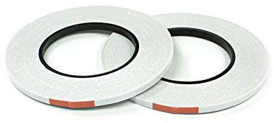 LEO's - Doppelseitiges Klebeband 6 mm/50 Meter mit Papiervliesträger extra stark/stark (schmal) - Premium Doppelklebeband Klebebänder doppelseitig 0,1 mm dünn und handreißbar