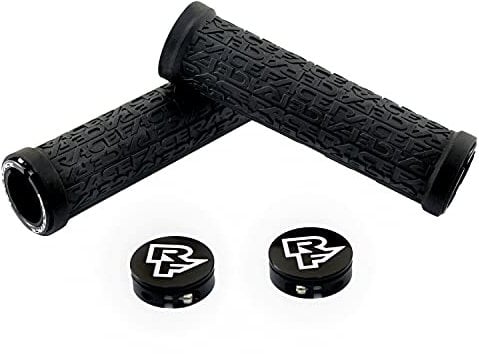 Race Face Grippler 33mm Lock-on Grips, Black, Mountain Bike Handlebar Grip, Rubber