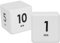 Cube Timer für Zeitmanagement und Countdown-Einstellungen (1-3-5-10 Minuten) – Praktisch für Schülerstudium und tägliche Verwendung