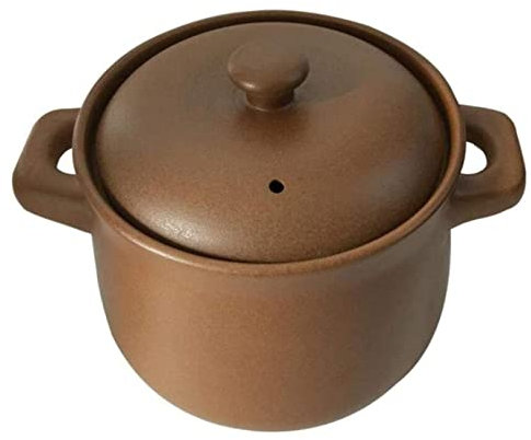 BKWJ Casserole Dishes Ceramic Bowl with Lid,Ceramic Claypot Pot Cooking Rice Pot,Stew Pot Clay Pot Stockpot,Stone Bowl Pots&Pans (Size : 6.2L)