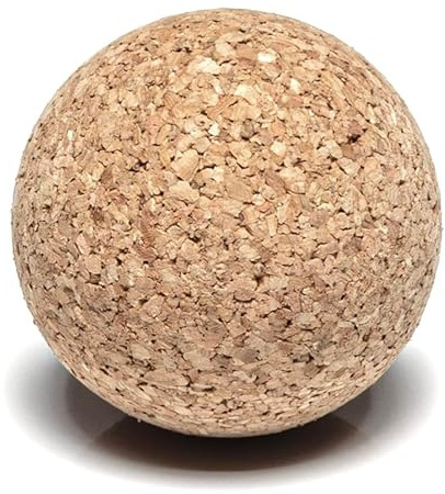 Go4Cork Yoga Massageball aus Naturkork Anti-Rutsch 6 cm Faszienball | Selbstmassage & Entspannung | Muskel- & Fußmassage zur Regeneration | Umweltfreundliche Schaumstoff-Alternative