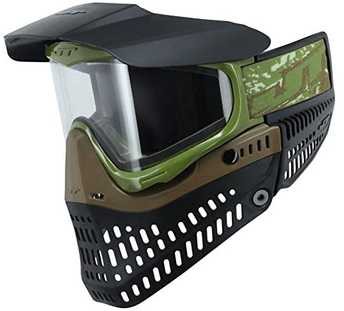 JT USA Spectra Proflex Paintbalmaske LE Goggle Olive/ Brown mit klarem Thermalglas, limitierte Edition