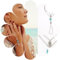 Aneneiceera Boho Türkis Sklaven Armbänder Silber Finger Ring Hand Kette Handgelenk Ring Armband Hochzeit Schmuck Geschenke Für Frauen Teenager Mädchen