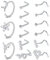 Mayhoop 18G Nasenpiercing Nasenringe Nasenstecker Chirurgenstahl Silber Nostril Piercing Schmuck für Damen Herren 15St