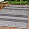 Carpettex Outdoor Teppich Wetterfest 280x370 cm Sisal Optik Beige - Ideal für Balkon, Garten, Terrasse, als Küchenteppich - In&Out Teppich Waschbar, Flachgewebe, Pflegeleicht, Vintage Design