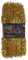 50ft x 3cm Gold Tinsel Extra Long 15 Metre Christmas Decoration, Crafting, Christmas Trees and Party Decorations (Gold)