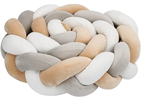Mischfarbe Geflochten Knotenkissen für Wohndekoration (A8,420cm)