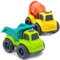 AESTEMON Sandspielzeug ab 1 Jahr, Sandkasten Spielzeug Kipplaster & Betonmischer LKW Kinder Kinderspielzeug ab 1 2 Jahre, Indoor Outdoor Auto Spielzeug Baby Geschenk Junge 1 2 3 Jahre, 2-Pack