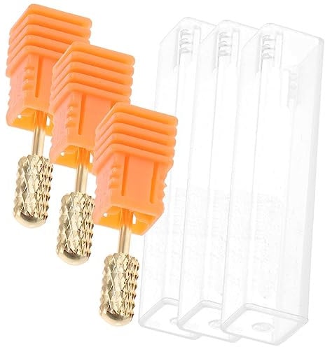 minkissy 15 Pcs Safety Bits for Nail Drill Nail Art Drill Bit Russian Manicure Accessories Spa Equipment Manicure Supplies 5 in 1 Nail Drill Bit Nails Art Acrylic Set Tungsten Steel Hard