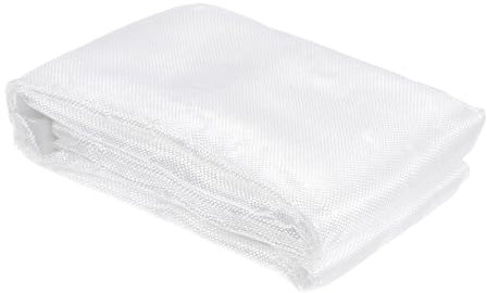 QUARKZMAN Tissu Fibre Verre 135G 1M(1,09 Yards) X 1M X 0,12mm Tissage Sergé Verre E 10,76 Pieds Carrés pour la Réparation Bateaux, Avions Rc, Planches Surf, Baignoires et Piscines