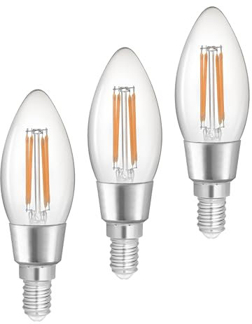 WiZ Sparset - LED-Leuchtmittel E14, 5,5W, 2.200-5.500K, WLAN, App-Steuerung, Alexa & Google-Assistant, 3er Set