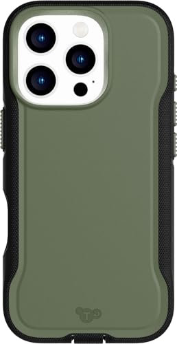 Tech21 EvoPro for iPhone 16 Pro Compatible with MagSafe - Impact Protection Case 21x Military Standard Tested - in Khaki/Black