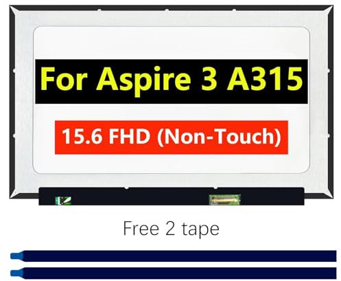 TFTcenter Screen Replacement for Acer Aspire 3 A315-24P A315-24P-R7VH 15.6 FHD 1920 x 1080 1080P IPS LCD LED Laptop Display Panel with Tape
