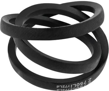 SG Store 1x Antriebsriemen für Rasenmäher Keilriemen Ersatzteil 754-0343 Innenumfang 750 Mm Außenumfang 772 Mm Breite 10 Mm Kompatibel mit MTD BG53 HWM Kompatibel mit Troy-Bilt TB 5553 6553 HWM