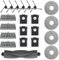 MYAYD Set di accessori per Dreame X40 Ultra Complete / L40 Ultra,21 pezzi pezzi di ricambio robot aspirapolvere accessori con 1 spazzola principale, 6 spazzole laterali, 4 filtri, 6 sacchetti per