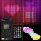 Smart curtain light, LED curtain lights, valentines lights with remote control and APP control, dynamic DIY curtain light, suitable for wall Windows Valentine's Day Halloween Christmas decoration 2x2m