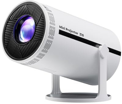 mini projector for bedroom WiFi 6 smart projector 14000 Lumen tv projector portable iphone projector bluetooth projector 4k HD Auto Keystone Built-in Speaker