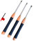 Chisels, Carbide Tipped Wood Lathe Turning Tools Set Wood Turning Tools for Lathe Rougher Finisher Detailer Turning Lathe Chisels with Tungsten Carbide Cutters Inserts Round Square Diamond Cutter