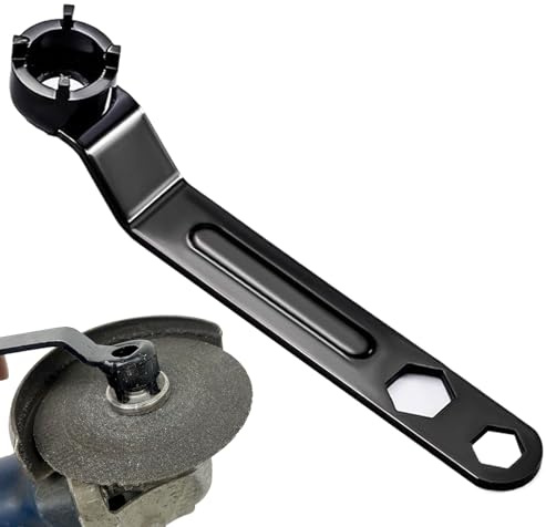 Angle Grinder Tool Wrench for Grinding Discs | Ergonomic handle with four non-slip claws for construction and electrical work