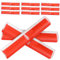 Gadpiparty 12-piece Semi- Plastic Pen Boxes Red Color Convenient Pen Storage Cases for Business Gifts and Souvenirs