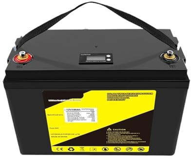 Tragbare Batterie 12 V 60 Ah/100 Ah/120 Ah/150 Ah/200 Ah/300 Ah, kompatibel mit LiitoKala LiFePo4-Akkupack 4S 12,8 V, Wechselrichter for Wohnmobil- und Bootsmotoren, Solarstromversorgung, Wind(12.8V10