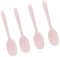 Luxshiny 4 pezzi Mestoli Silicone Rosa Utensili Creativi e Antiaderenti e Ristoranti per Porridge e Stufati