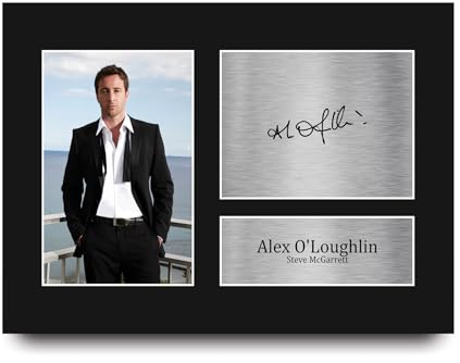 HWC Trading Alex O'Loughlin Hawaii Five-0 Harry Morgan Geschenke Gedrucktes Signiertes Autogramm Foto für Fans von Fernsehshows - A4