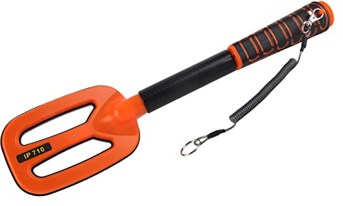 Walfront Wasserdichter Metalldetektor, IP68 mit Ton-Licht-Vibrationsalarm und LED-Lampe für Erwachsene und Kinder, Zum Tauchen in 30 Bis 60 M Tiefe und Zum Finden von Metallen (ORANGE)