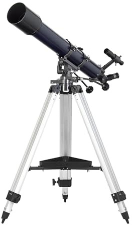 Levenhuk New Skyline Plus 90/900 AZ3 Teleskop Achromatischer Refraktor | mit AZ3-Altazimut-Montierung und Umkehrprisma, Verstellbares Stativ inklusive, für Astrofotografie und Deep-Sky-Objekte