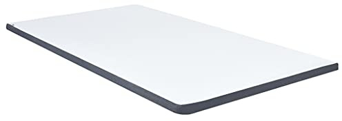 Kaloriko Boxspringbett-Matratzenauflage Mittelweich 200 x 120 x 5 cm mit waschbarem Bezug, atmungsaktiv und ergonomisch, für Doppelbett und Lattenrost geeignet