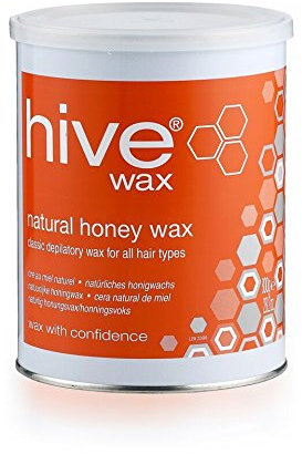 Hive Of Beauty 800g Natural Honey Wax For All Hair Types With Easy Application (HOB1053 Natural Honey Wax)