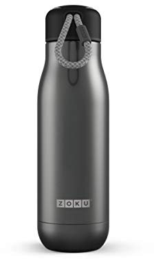 Zoku Borraccia da 530 ml, acciaio inossidabile, canna di fucile, 7,2 x 7,2 x 24,4 cm