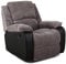 More4Homes POSTANA JUMBO CORD FABRIC RECLINER ARMCHAIR SOFA LOUNGE HOME RECLINING CHAIR (Grey)