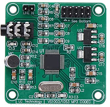 DollaTek VS1053 MP3-Modul-Entwicklungsboard (On-Board-Sprachaufnahme)