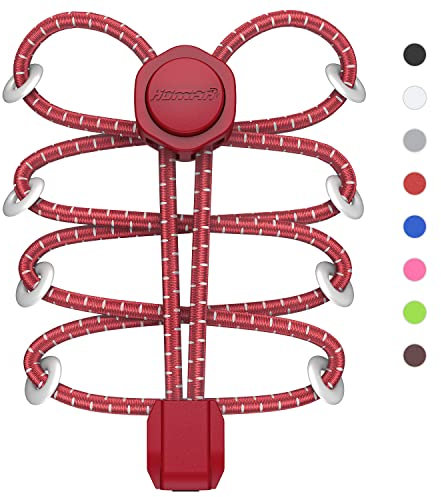 HOMAR Homeslre, Cordones de Zapatos Unisex Adulto, Rojo, Talla única