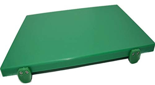 Tagliere in polietilene professionale verde 50x30x2con fermi Made in Italy