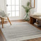 Surya Nairobi Wohnzimmer Boho Teppich - Großer Schlafzimmerteppich 200x274 cm mit geometrischem Muster, Skandinavischer Wohnzimmerteppich modern in Beige, Grau und Creme