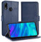 Simpeak Cover Compatibile per Huawei P Smart 2019 6,21, Custodia Compatibile per Huawei P Smart 2019 in Pelle Portafoglio con Supporto[Supporto Stand] [Chiusura Magnetica], Blu