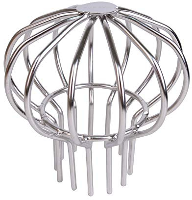 Bleiou 304 Stainless Steel Drain Outdoor Roof Anti-Blocking Line Cap Round Floor Net Cover Drainage Floor Line Leak Gutter Cleaning Tool (3 inch)