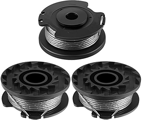 3 Stücke F016800385 Ersatz Autofeed Spule Linie String Trimmer F016800569 Rasenmäher Fadenspule für Bosch EasyGrassCut, 4m x 1,6mm Spulen Linie Leitung Kompatibel mit Art 23SL Art 26SL (3pcs)