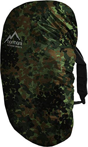 normani wasserdichter Regenueberzug Raincover Regenhülle für Backpacks Rucksack Farbe Fleck-Tarn Größe 100-130 Liter