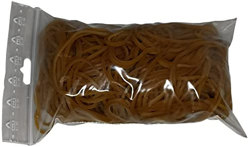 100 g Gummiringe Gummibänder Haushaltsgummis natur 60 mm Ø 1,5 x 1,5 mm breit