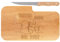 LASERHELD Wooden Bread Board with Engraving Bester Papa der Welt and Knife, 26 x 15 cm, Breakfast Board, Wooden Chopping Board, Snack Board, Gift for Men, Dad, Father's Day
