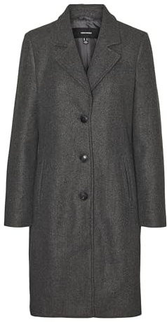 VERO MODA Damen Vmfortunesara Coat Ga Boo Langmantel (1er Pack)