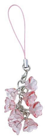 jebyltd Niedlicher Handyanhänger mit Blume, süße Maiglöckchen, DIY-Handyanhänger, 7* 5* 1cm, Metalllegierung