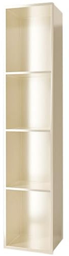 Edelstahl Duschnische, Einbau Aufbewahrungsständer Für Badezimmeraufbewahrung/Shampoo/Toilettenartikel, Wasserdicht Badezimmer Wandeinlegeregale ( Color : Cream , Size : 120x28x12.5cm/3.93x0.91x0.41ft