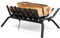 GOPLUS Grille Bûches pour Cheminée, Grille de Foyer à Barres, Métal Solide Robuste, Support Bûches, Intérieur et Extérieur, pour Foyer, Brasero Charge 50KG