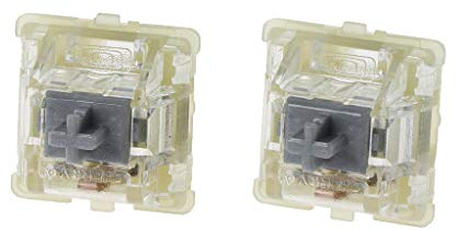 YIGZYCN Cherry MX Switches Keycap Keyswitches Keymodule Mechanical Keyboard Switches Replacement (Silver 3 Pin 2 Pcs) Silent Silver Switch 3Pin