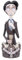 Nemesis Now Corpse Bride Victor Büste 31 cm, Harz, offiziell lizenzierte Leichenbraut-Merchandise, Victor Bust Ornament, detaillierte Skulptur, gegossen aus feinstem Harz, fachmännisch handbemalt