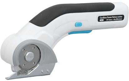 Elektrischer Stoffschneider, Leistungsstarke Elektrische Schere, Lithium-Akku, Kabelloser Schneider Zum Schneiden von Stoffdecken, Leder-Kraftpapier, Ideal Zum Nähen, Basteln,